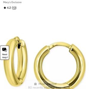 Giani Bernini Sterling Silver Hoop Earrings